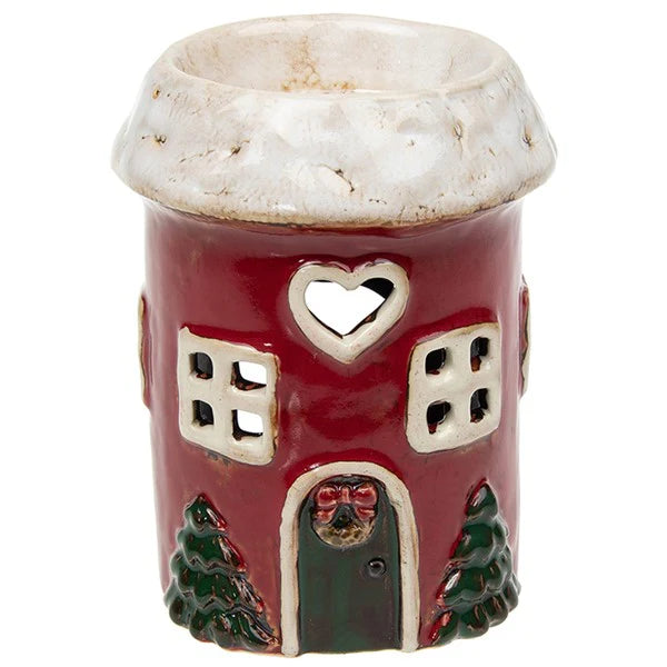 Village Pottery Xmas Warmer Heart