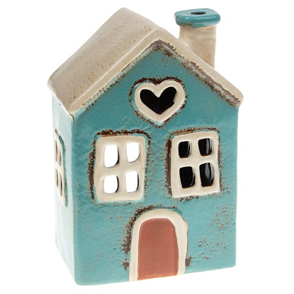 Village Pottery Heart House Tealight