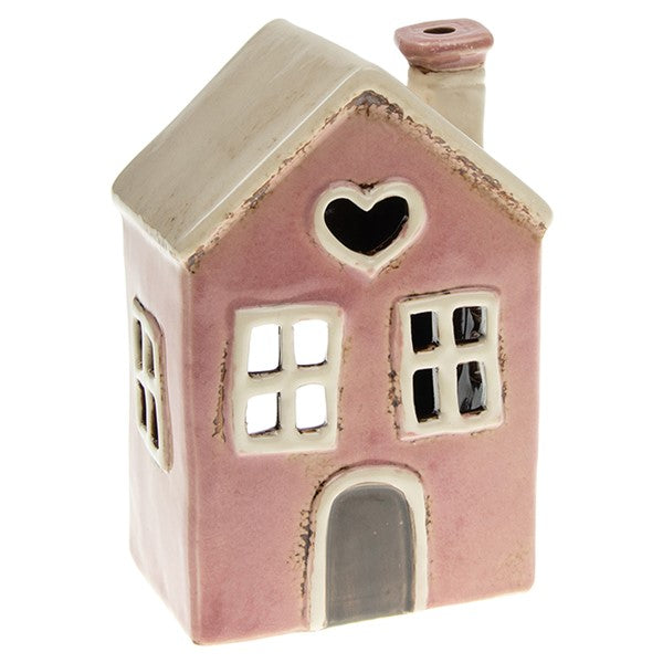 Village Pottery Heart House Tealight