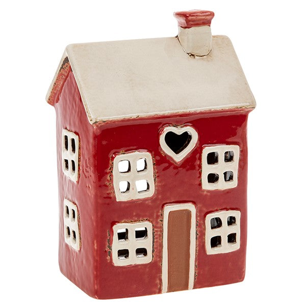 Village Pottery Heart House Tealight